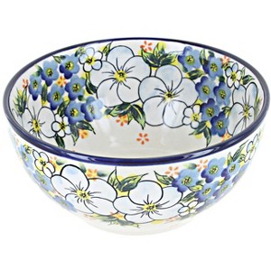 Blue Rose Polish Pottery 304 Millena Cereal Bowl - 1 of 2