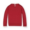 Hope & Henry Girls'  Cotton Lace Trim French Sweater, Infant - 4 of 4