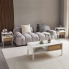 NicBex 15.75" Rattan Nightstand with Drawer Modern End Table with Metal Legs Beside Table for Bedroom, Living Room, Study - 3 of 4