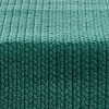 Split P Essex  Peacock Blue Braided Table Runner 15" x 54" - 3 of 4