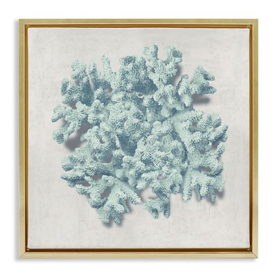 Stupell Industries Coral Blue Sea Beach Design, 25" x 25"