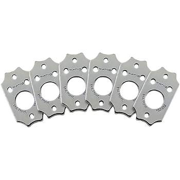 Graph Tech Ratio InvisoMatch Installation Plates for Gibson-style System (Pack of 6) Chrome
