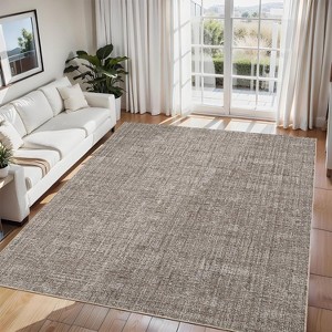 Acekool Washable Area Rug, Non-Slip Modern Carpet for Living Room, Bedroom, Dining Room, Playroom, Office, Low Pile, Soft - 1 of 4