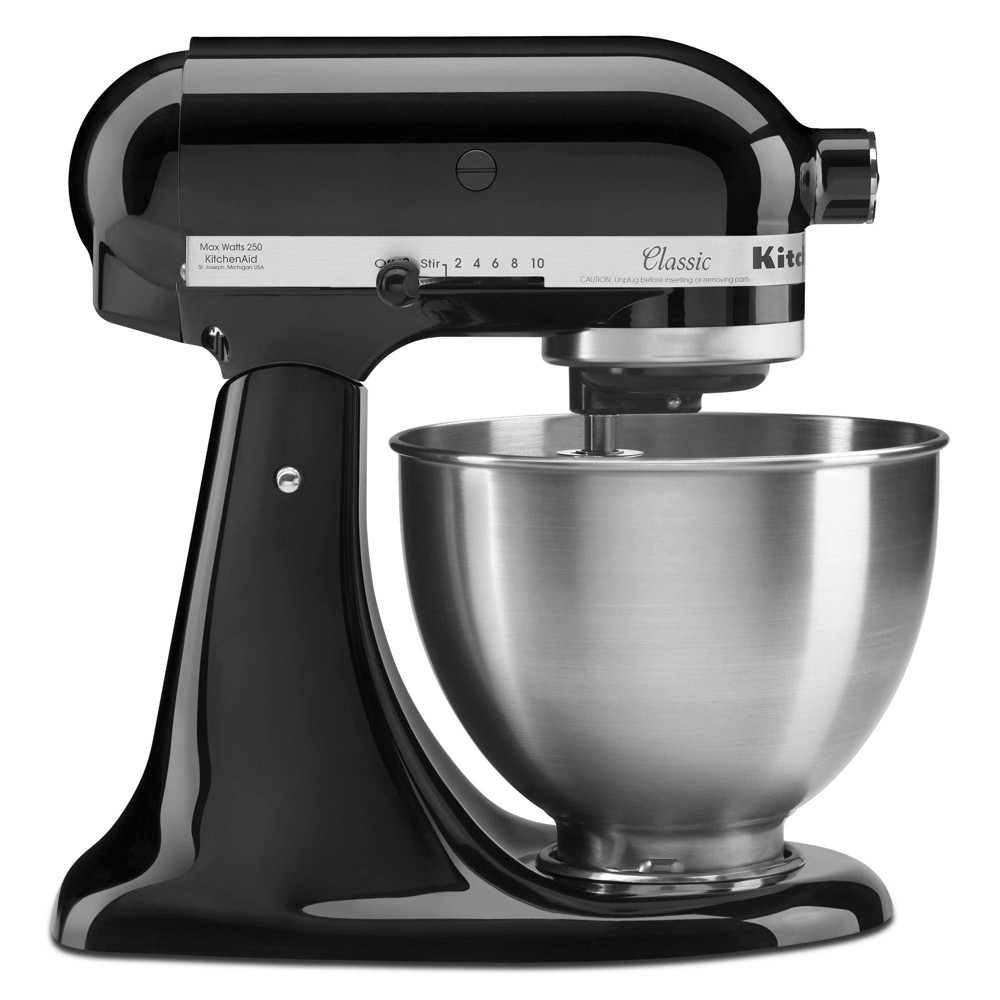 KitchenAid Classic Series 4.5qt Tilt-Head Stand Mixer - K45SSOB - Onyx Black