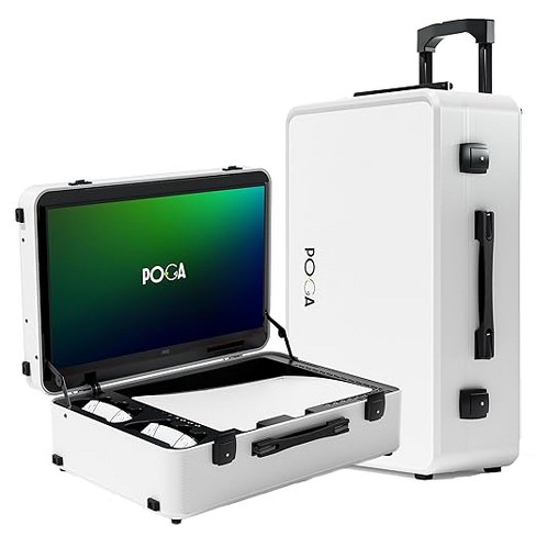 POGA LUX PlayStation 5 Premium Portable Console Travel Case incl. Trolley and 24 AOC Gaming Monitor - Black (V2 - Bluetooth Speaker Optional) - image 1 of 4