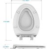 COZONY Round Toilet Seat with Built-In Toddler Seat, Slow-Close Potty Training Toilet Seat for Adults & Kids, Magnetic Child Seat Attachment - 2 of 4