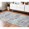 Ivory Black And Gold Ikat Area Rug - 2 of 4