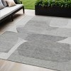HomeRoots 5' X 8' Linen And Gray Abstract Washable Indoor Outdoor Area Rug - 2 of 4