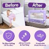 ComfyBumpy Bed Rail for Toddlers, Toddler Bed Rails for Twin, Full & Toddler Bed Size,  Baby Bed Side Rail for Kids - 3 of 4