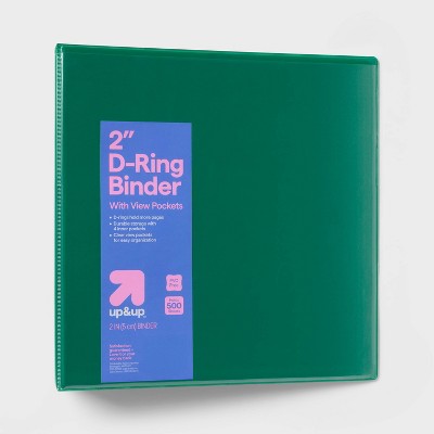 2" 3 Ring Binder Clear View - up&up™