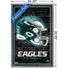 Trends International NFL Philadelphia Eagles - Neon Helmet 23 Framed Wall Poster Prints - 3 of 4