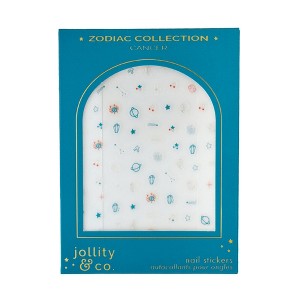 Jollity & Co. - Zodiac Cancer Nail Stickers - Pack of 1 Sheet, 1 Nail Stickers - 1 of 1