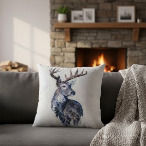 Whispers of the Wild 18" Durable Polyester Pillow by Manual Woodworkers and Weavers - 1 of 3