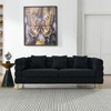 Lycvki 81 in. Oversized Comfort 3 Seater Sectional Sofa with 3 Pillows - 2 of 4