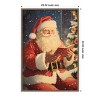 Amanti Art 23"x33" Santa Reading I by Melloi Framed Canvas Wall Art Print - 4 of 4