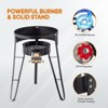 Winado 22.8 in. Concave Comal Set With 80,000BTU Propane Stove - 3 of 4