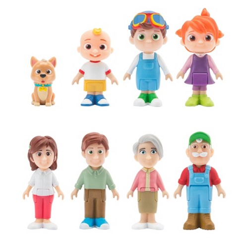 Cocomelon Family Figure Set 8pk : Target