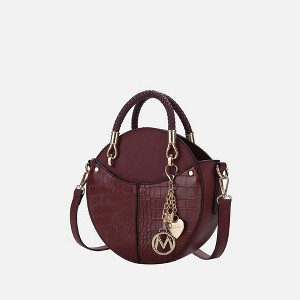 MKF Collection Nobella Women’s Crossbody Bag Croc-Embossed by Mia K - 1 of 4