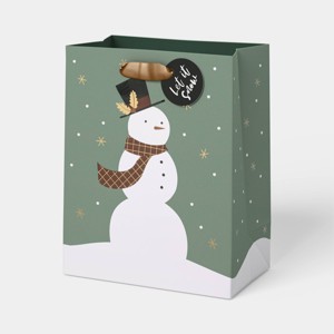 Christmas Warm Wishes Extra Small Petite Gift Bag Snowman - Wondershop ...