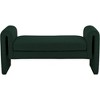 Meridian Furniture,Stylus Boucle Fabric Bench - 3 of 4