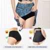 VOXSHE Women's 3pk Comfort Period Briefs, Moderate Leaks Period Underwear - Black - 2 of 4