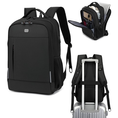 SUGIFT Extra Large 50L Travel Laptop Backpack for Men Women with USB Charging Port Water Resistant