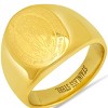 Steeltime Men's 18k gold plated stainless steel Lady of Guadalupe ring - 2 of 4