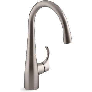 KOHLER K-22034-VS Simplice(R) Bar Sink Faucet, Vibrant Stainless - 1 of 1