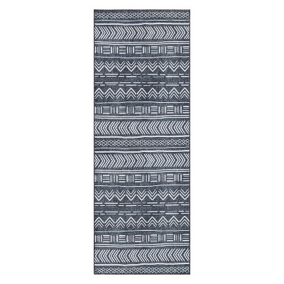 World Rug Gallery Contemporary Geometric Bohemian Machine Washable Area Rug