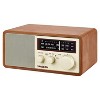 Sangean® Bluetooth® Tabletop Retro Wooden-Cabinet AM/FM/Aux Radio Receiver, WR-16 in Brown - 4 of 4