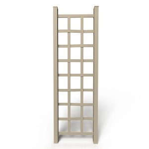 Dura-Trel Elmwood 22"x75" Indoor Outdoor Garden Trellis Plant Support for Vines & Climbing Plants, Flowers, & Vegetables with Ground Anchors - 1 of 4
