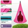 Sorbus Pink Kids Nest Swing - Tree Tent Sensory Swing for Kids Indoor Outdoor Use - 250lbs - 3 of 4