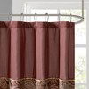 PAGED Pieced Design Jacquard Shower Curtain,Shower Curtains with 12 Button Holes for Bathroom,Machine Washable - 3 of 4