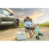 VisioGear Outdoor Portable Chairs, Folding Chair with Cup Holder, Portable Chair for Outdoor Travel Lawn Backyard, Gray, 25.59"*30.71"*40.94" - 4 of 4