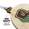 Brown University Secondary Logo Wood Christmas Tree Holiday Ornament - 3 of 4