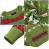 BLUEMING Mens Christmas Sweater Pullover Ugly Festive Crew Neck Sweater with Snowflakes Pattern Holiday Sweater - 4 of 4