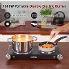 Cusimax Stainless Steel Electric Stove, Black - 2 of 4