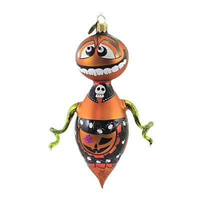 Blu Bom 6.5" Pumpkin Man Ornament Halloween Pirate  -  Tree Ornaments