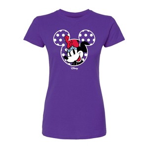 Women's - Disney - Minnie Ears Fitted Graphic T-Shirt - 1 of 1