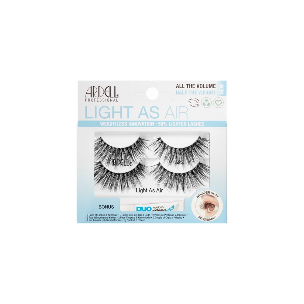 Photos - False Eyelashes Ardell Light As Air  with Duo pipette - 4ct 