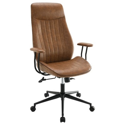 BDELITE Upholstered Adjustable Home Office Desk Chair for Adults-28.25*28.25*44 Inch