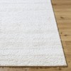 Mark & Day Dereka 5'3"x7' Rectangle Woven Indoor Area Rugs Light Silver: Modern Stain-Resistant Polyester for Bedroom, Office - 3 of 4