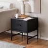 MH London Eden 22"  Nightstand Side Table Mango Wood & Iron - 2 of 4