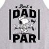 Men's - Peanuts - Best Dad By Par Graphic Tank Top - 2 of 3