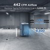 250 Pints 8,500 sq.ft. Commercial Dehumidifier with Pump Drain Hose Portable for Basement Warehouse - 4 of 4