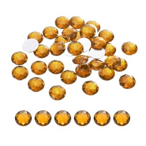 Unique Bargains Acrylic Flat Back Diamond Gems Bead for Face Painting DIY Crafts 50 Pcs - 1 of 4
