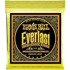 Ernie Ball 2556 Everlast 80/20 Bronze Medium Light Acoustic Guitar Strings - 1 of 2