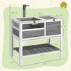 Tortoise Habitat with Shelf Storage Tortoise Gift Accessory with Weather Protection for Indoor - 3 of 4