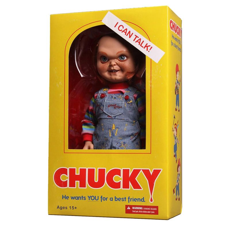 Mezco Toyz Child's Play 15" Good Guy Chucky Talking Action Figure, 3 of 10