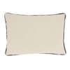 Saro Lifestyle Underwater Wonders Embroidered Shells Throw Pillow Cover, Off-White, 14"x20" - 2 of 3